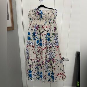 Floral Strapless Somerset Maxi Dress